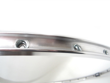 Preview: Ryde Chrina Felge silber poliert 23C x 622