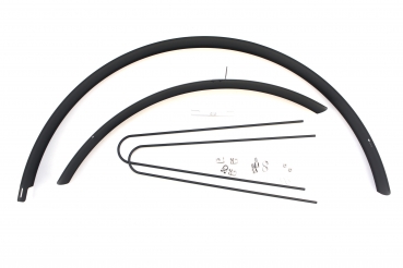 Schutzblechset 48mm  -  schwarz