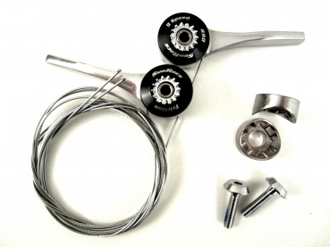 Preview: Sunrace Rahmenschalthebel 8 / 9-fach