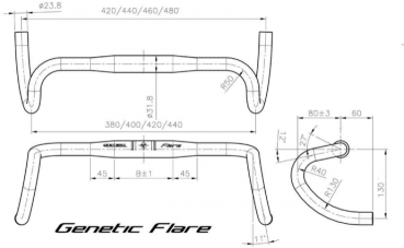 Genetic Flare Road bar, gravel