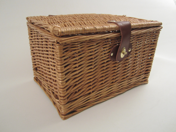Weidenkorb mit Deckel