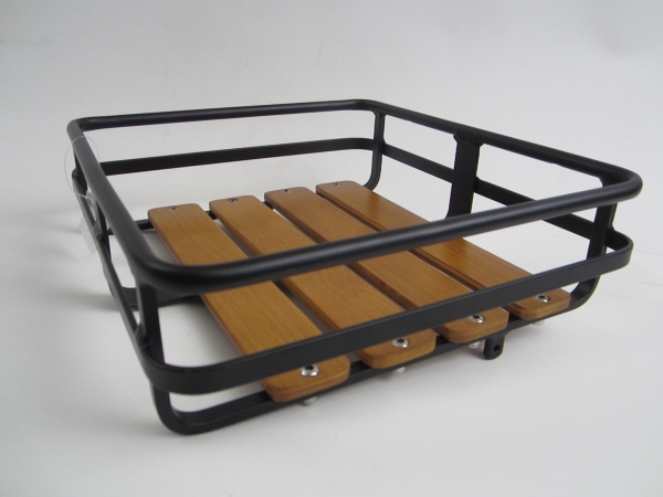 Gepäckträger mit Holzboden