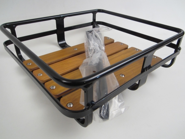 Gepäckträger mit Holzboden